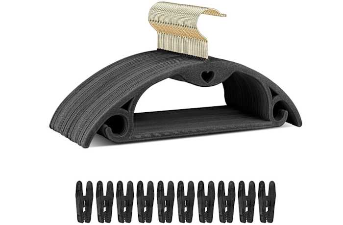 50 Pack No Shoulder Bumps Suit Hangers